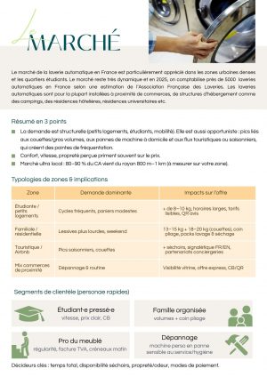 Avant d’ouvrir : le guide du futur exploitant de laverie & Annexes