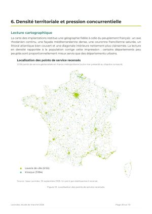 Étude de marché des laveries automatiques en France 2026, édition intégrale